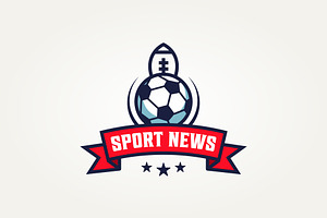 sport news live score icon logo, a Branding & Logo Template by Blazybone