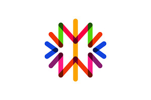 Abstract Letter MW Colorful Logo, a Branding & Logo Template by Buqancreative