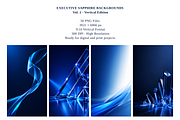 Executive Sapphire Backgrounds, a Background Graphic by MarisoArt (Thumbnail 3 of 6)