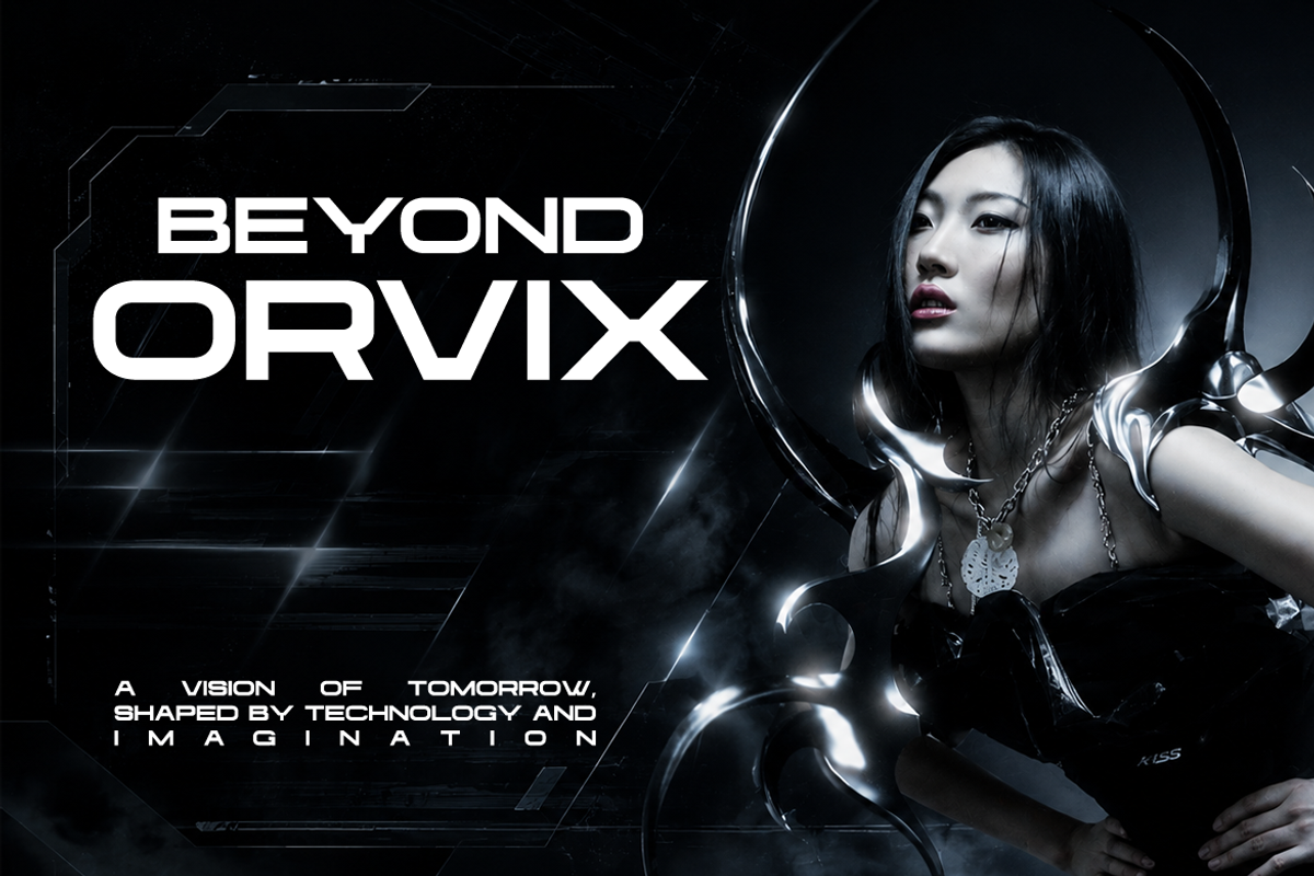 Orvexa Modern Futuristic Sci-Fi Font, a Sans Serif Font by Rasio Studio (Photo 4 of 10)
