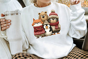Whimsical Grumpy Animals Christmas P, an Illustration by Sublimation Artist (Thumbnail 4 of 6)