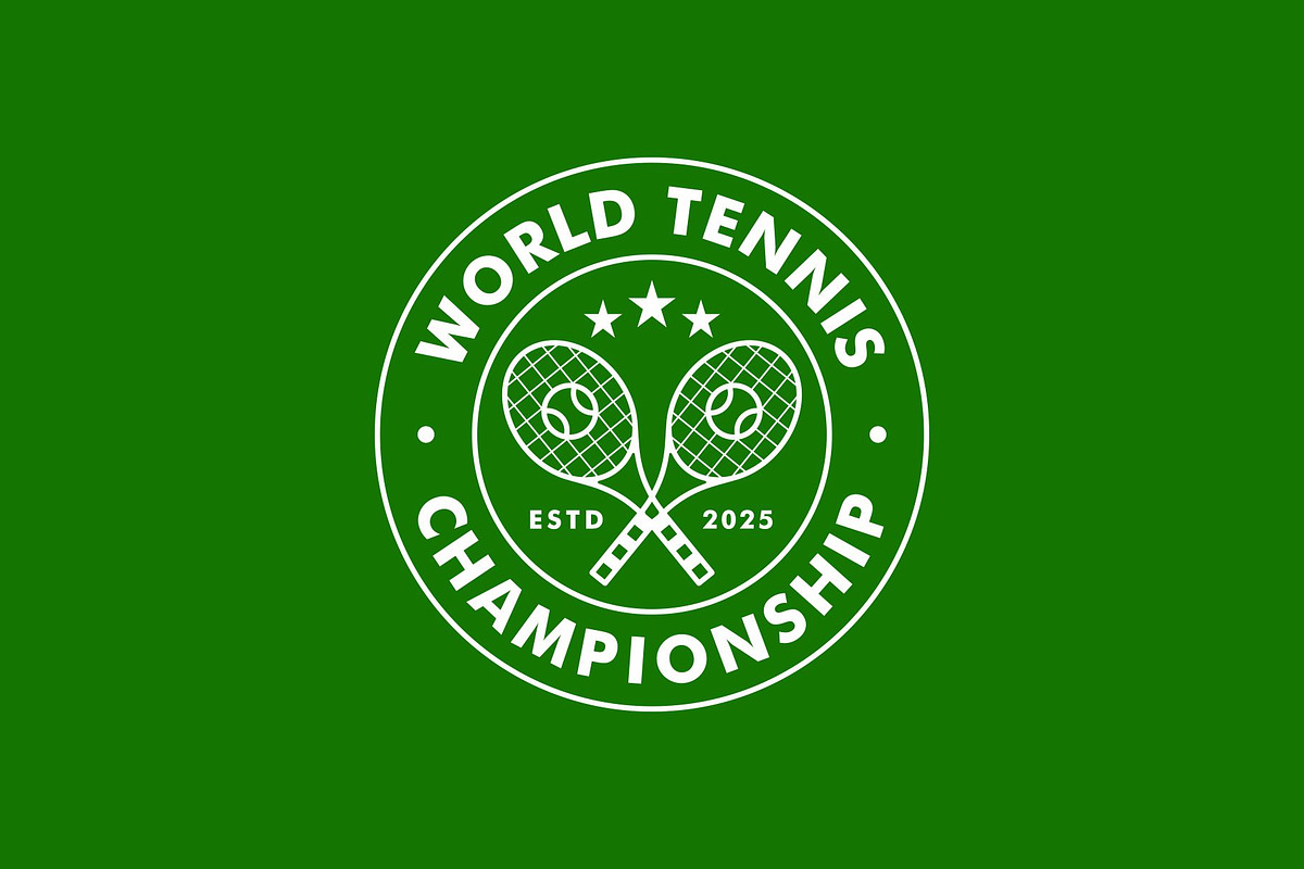 Tennis Sport Emblem Badge Logo, a Branding & Logo Template by Buqancreative (Photo 2 of 4)