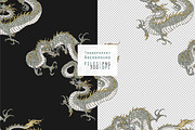 Loong. Seamless Patterns, a Pattern Graphic by Irina Dolgikh (Thumbnail 12 of 15)