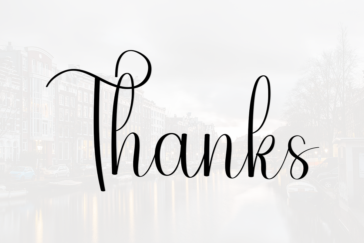 Amsterdam, a Handwritten Font by InermediaSTUDIO (Photo 5 of 8)