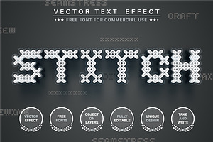 Craft - Editable Text Effect