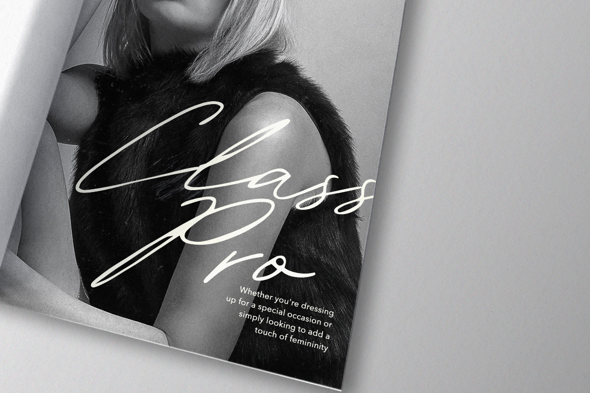 Right Sign - Handwritten Signature, a Handwritten Font by Bale Type (Photo 6 of 9)