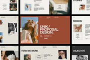 UNIK/ Proposal Presentation Template, a Presentation Template by SlideStock (Thumbnail 5 of 10)
