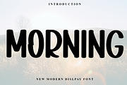 Morning, a Sans Serif Font by InermediaSTUDIO (Thumbnail 1 of 8)