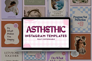 Aesthetic Instagram Templates, a Social Media Template by Arslan (Thumbnail 1 of 7)