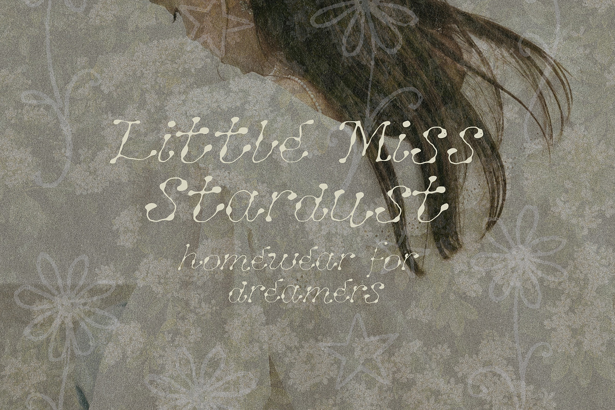 Whimsy Ink Drop Texture Script, a Handwritten Font by Laras Wonderland (Photo 8 of 10)