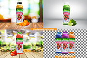 Juice Bottle Mockup, a Packaging Mockup by Plus Media (Thumbnail 4 of 5)