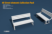 40 Street elements Collection Pack, an Architecture 3D Model by multimedia4ds (Thumbnail 23 of 70)