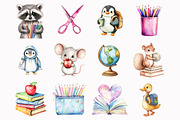 Back to School Clipart Bundle, an Illustration by Design Market (Thumbnail 4 of 5)