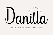 Danilla - Beautiful Handwritten, a Handwritten Font by Letterayu Studio (Thumbnail 1 of 6)