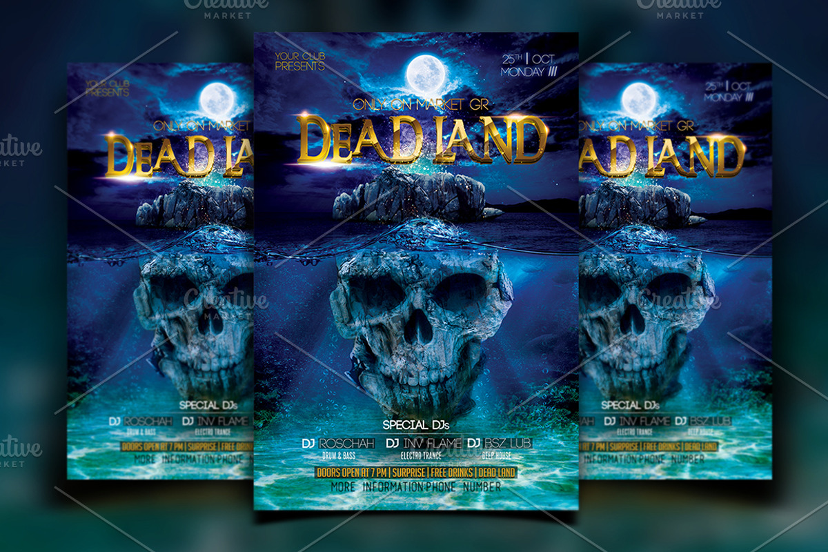 Halloween Flyer Bundle 10 in 1, a Flyer Template by Basez Flyers (Photo 18 of 19)
