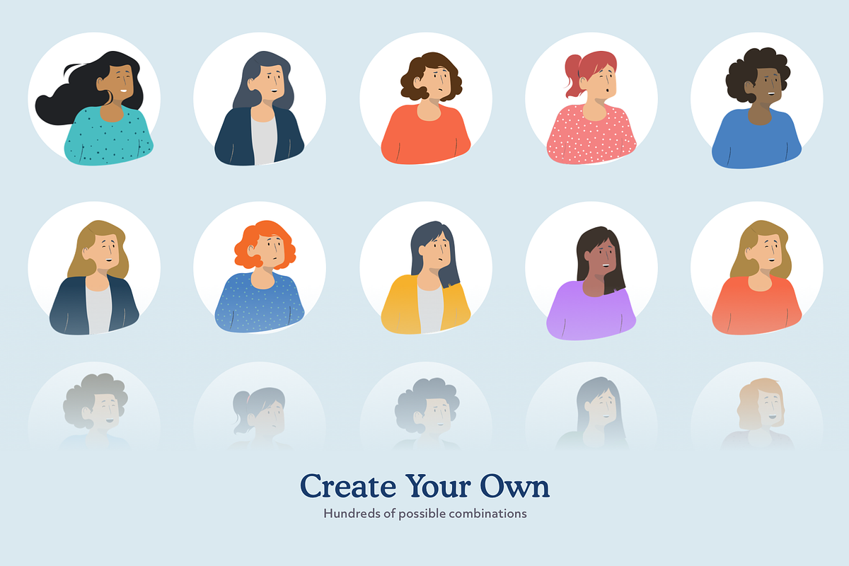 Female Character Generator, a Person Illustration by Craftrick (Photo 2 of 7)