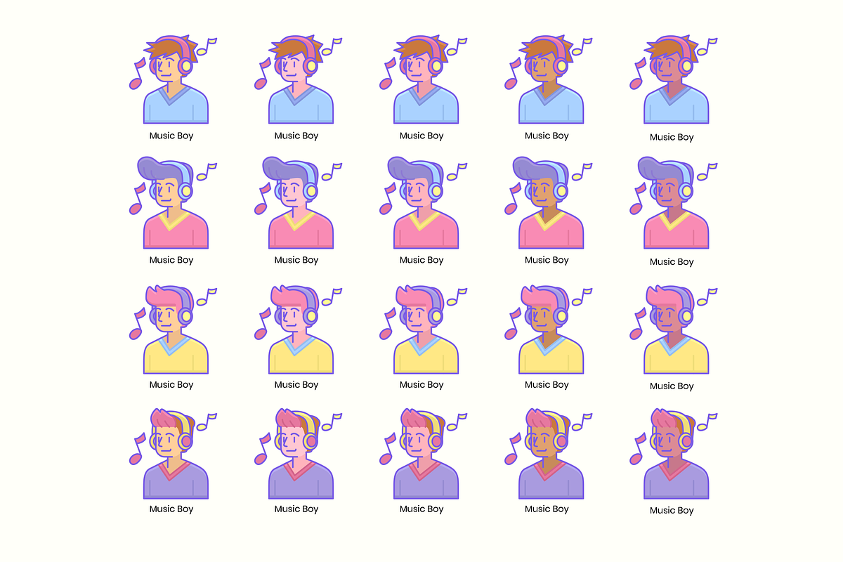 795 Diversity Avatars, an Outline Icon by Flat Icons (Photo 15 of 15)
