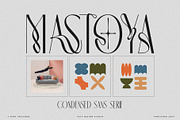 Mastoya Typeface, a Sans Serif Font by alit design (Thumbnail 1 of 20)