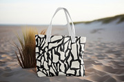 Abstract White Rock Shapes, a Wallpaper Graphic by MalyskaStudio (Thumbnail 2 of 6)