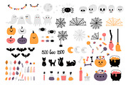 Happy Halloween. Clipart, patterns, a Seasonal Illustration by Helen Sko (Thumbnail 2 of 8)