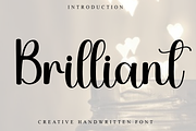 Brilliant, a Handwritten Font by FreshTypeINK (Thumbnail 1 of 8)