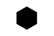 Minimal Hexagon Geometric Logo, an Icon by hafijul (Thumbnail 9 of 10)