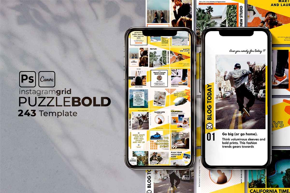 Puzzle Bold Bundle, a Social Media Template by Analogi Studio (Photo 1 of 39)