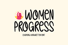 Women Progress Typeface
