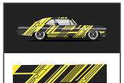 Dynamic Car Wrap Design, a Transportation Illustration by CarWrap design (Thumbnail 2 of 3)