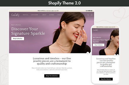 Gemify Jewelry Shopify Theme