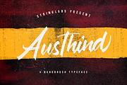 Austhind - Stylish Brush Font, a Script Font by StringLabs (Thumbnail 1 of 13)