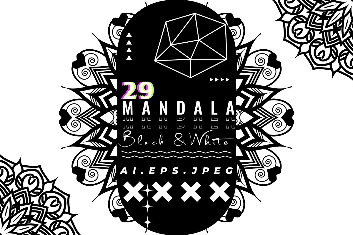 Handcrafted Mandala Design Pack, a Pattern Graphic by NJ Himel (Photo 1 of 30)
