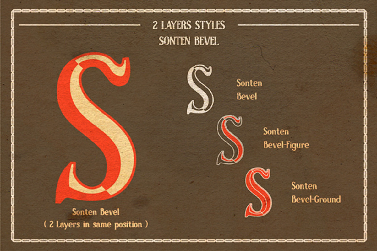 Sonten Typeface preview 4