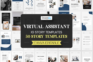 Virtual Assistant Instagram Story, a Social Media Template by Snapybiz