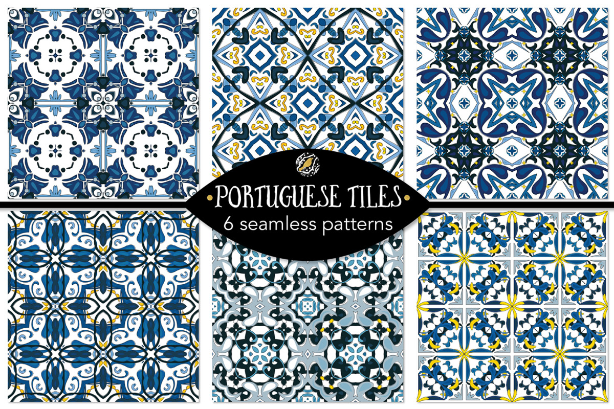 Set 110 - 6 Seamless Patterns, a Pattern Graphic by Little Bird (Photo 1 of 6)