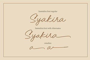 Samtalira - Handwriting Script