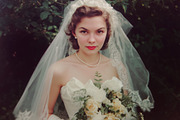 Vintage Bride 1950s Style Portrait, a Person Photo by k.tay (Thumbnail 1 of 2)