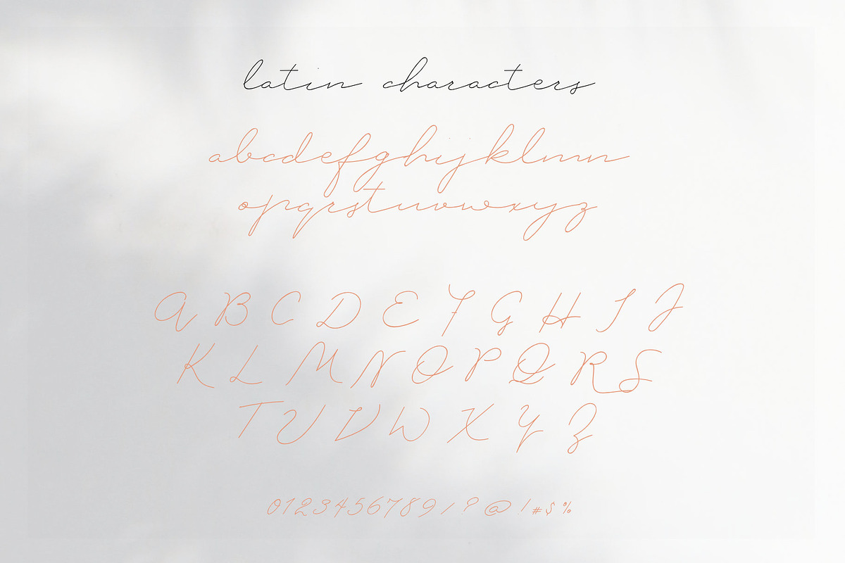 Signature Greek font petit nuage preview 3