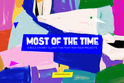 Most of the Time | Hand Drawn Font, a Handwritten Font by Supersimbo © (Thumbnail 1 of 6)