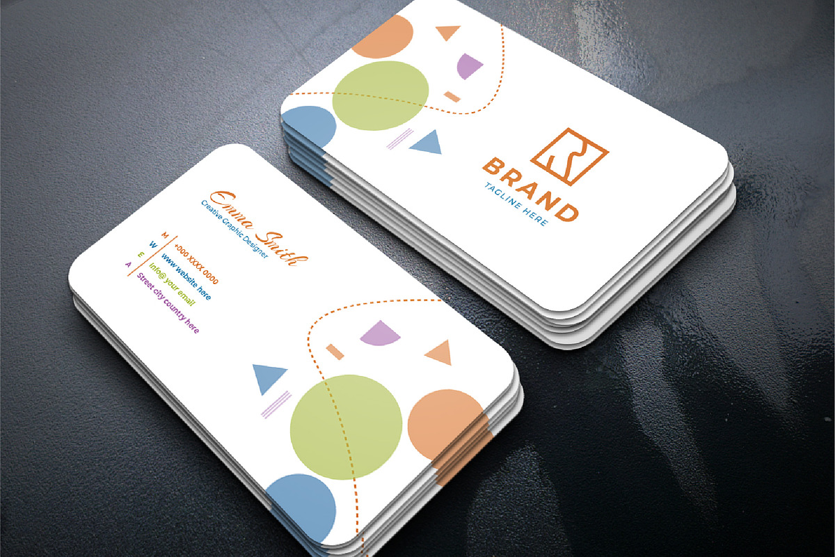Business Card For Graphics Designers, a Business Card Template by M9 Design (Photo 3 of 3)