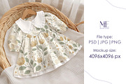 Baby Girl Dress Mockup Toddler Outfi, a Mockup by Mie Mockup Studio (Thumbnail 3 of 7)
