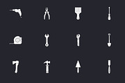 Construction tools (vector icons), a Solid Icon by Artzgeo (Thumbnail 5 of 5)