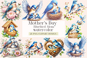 Mother's Day Bluebird Mom Sublimatio, an Illustration by DreamArtGraphic (Thumbnail 1 of 4)