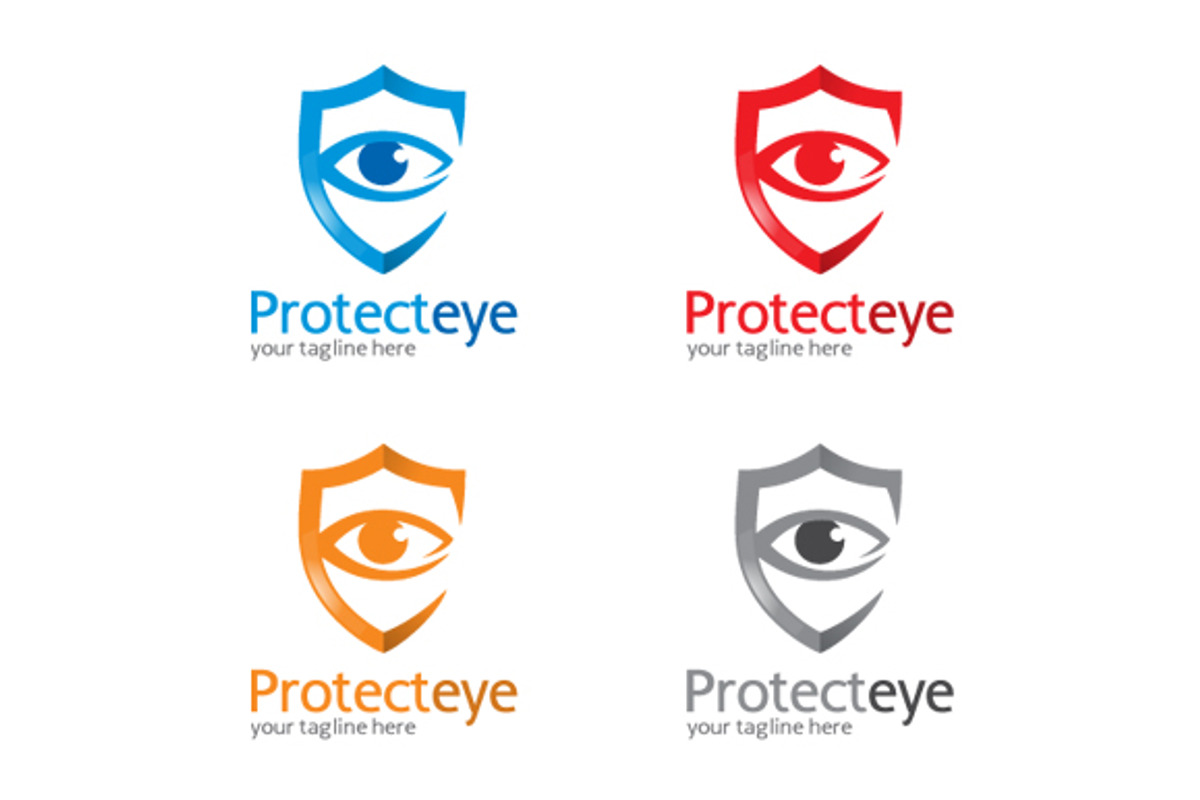 Protect Eye Logo Template, a Branding & Logo Template by gunaonedesign
