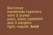 Barconat Rough Sans Serif, a Font by 24Design Studios (Thumbnail 3 of 8)