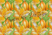 Botanical Style Mango Illustration, a Food Illustration by Milla_Zelenyuk_art (Thumbnail 4 of 5)