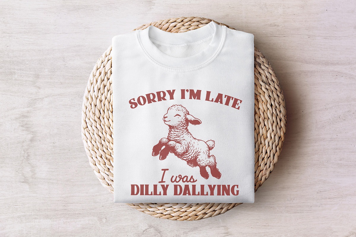 Sorry I'm Late I Was Dilly Dallying, an Illustration by SharpMarketplace (Photo 7 of 9)