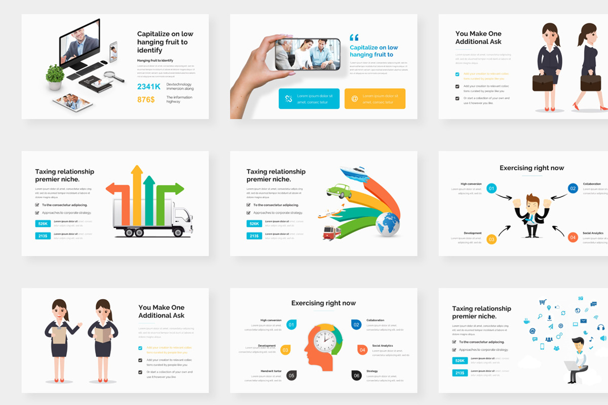 Monthly Goals Pitch Deck Keynote, a Presentation Template by One Percent Studio (Photo 14 of 20)