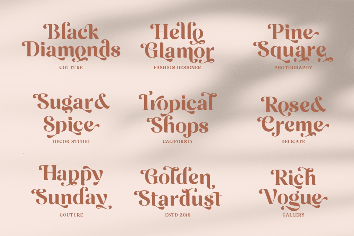 Atlas Grove-Alternates and Ligatures, a Serif Font by Zane Studio (Photo 9 of 22)
