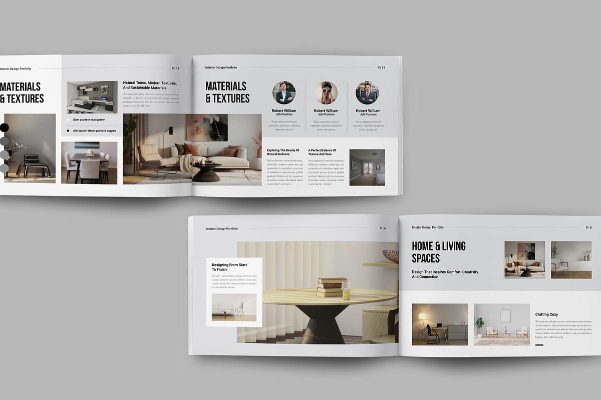 Design Portfolio Template Landscape, a Brochure Template by StyleArt (Photo 7 of 10)
